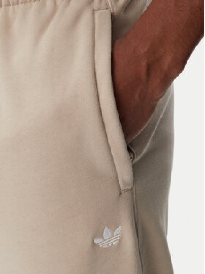 adidas Spodnie dresowe Trefoil Essentials French Terry KT2454 Beżowy Regular Fit