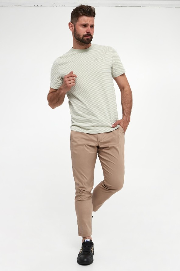 T-shirt męski w paski BURBERRY