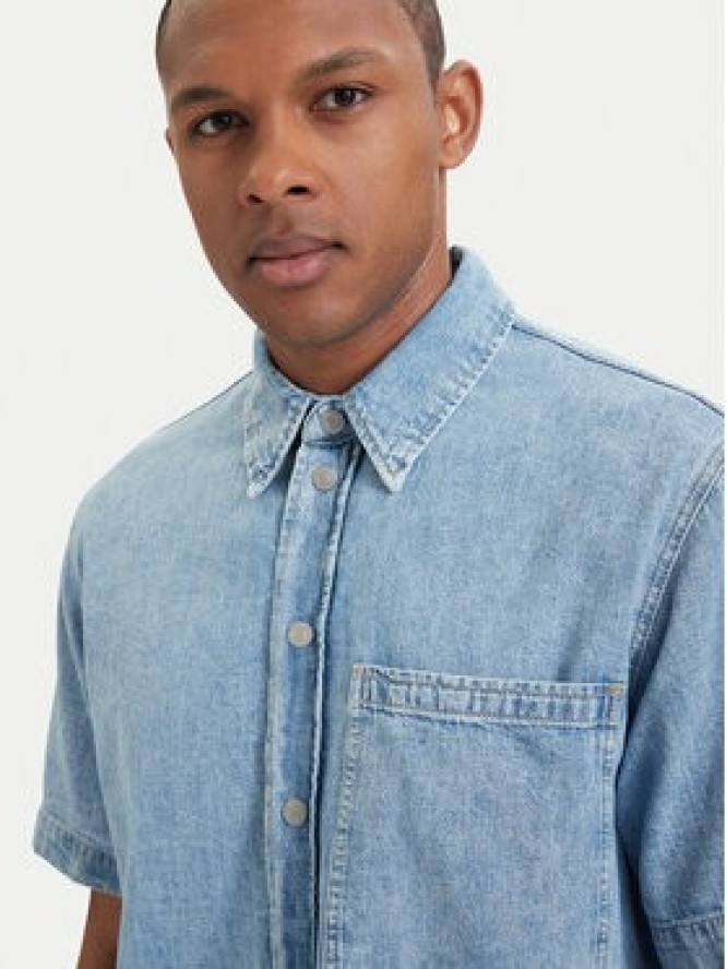 Karl Lagerfeld Jeans Koszula jeansowa B2M16013 Niebieski jasny Regular Fit