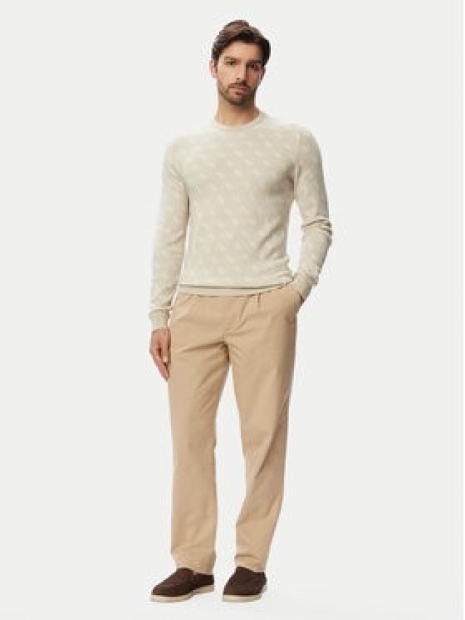 Guess Sweter M6YR11 Z0916 Beżowy jasny Regular Fit