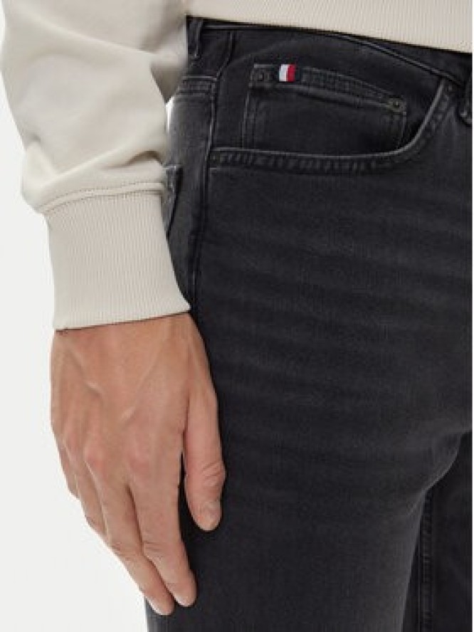 Tommy Hilfiger Jeansy Denton MW0MW39663 Czarny Straight Fit