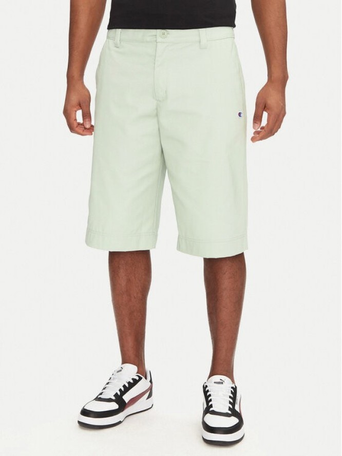 Champion Szorty sportowe 220765 Zielony Standard Fit