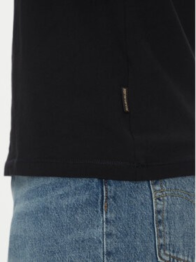 Napapijri T-Shirt S-Valdor NP0A4IE6 Czarny Regular Fit