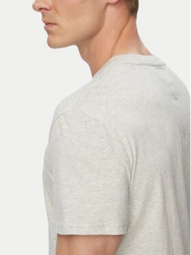 Tommy Jeans T-Shirt Graphic DM0DM23376 Szary jasny Slim Fit