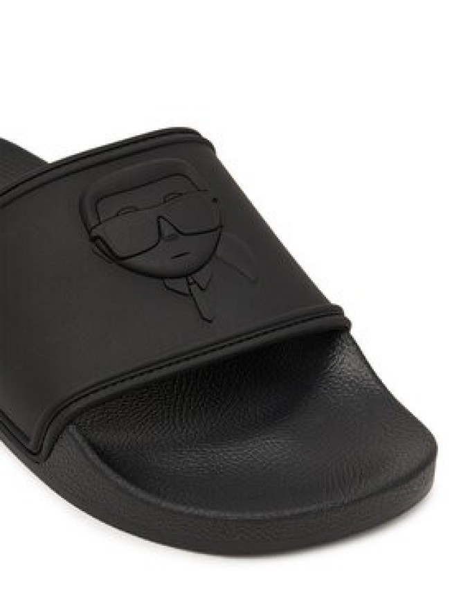 KARL LAGERFELD Klapki Kondo II KL70009C Czarny