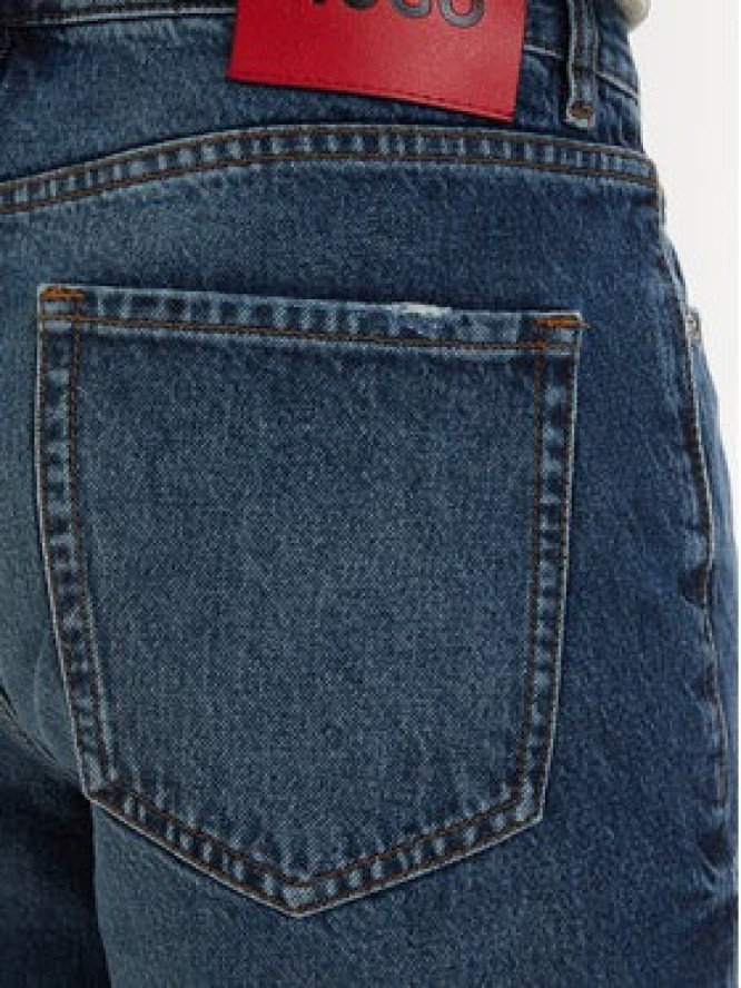 HUGO Szorty jeansowe 50560386 Niebieski Tapered Fit