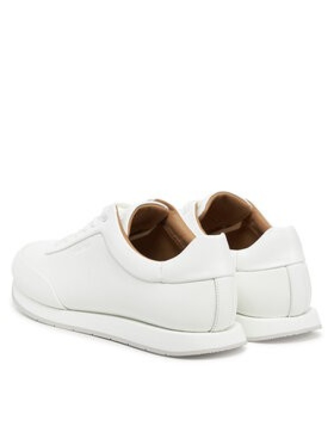 Calvin Klein Sneakersy Low Prof Runn Laceup Rubb Lth HM0HM01707 Biały