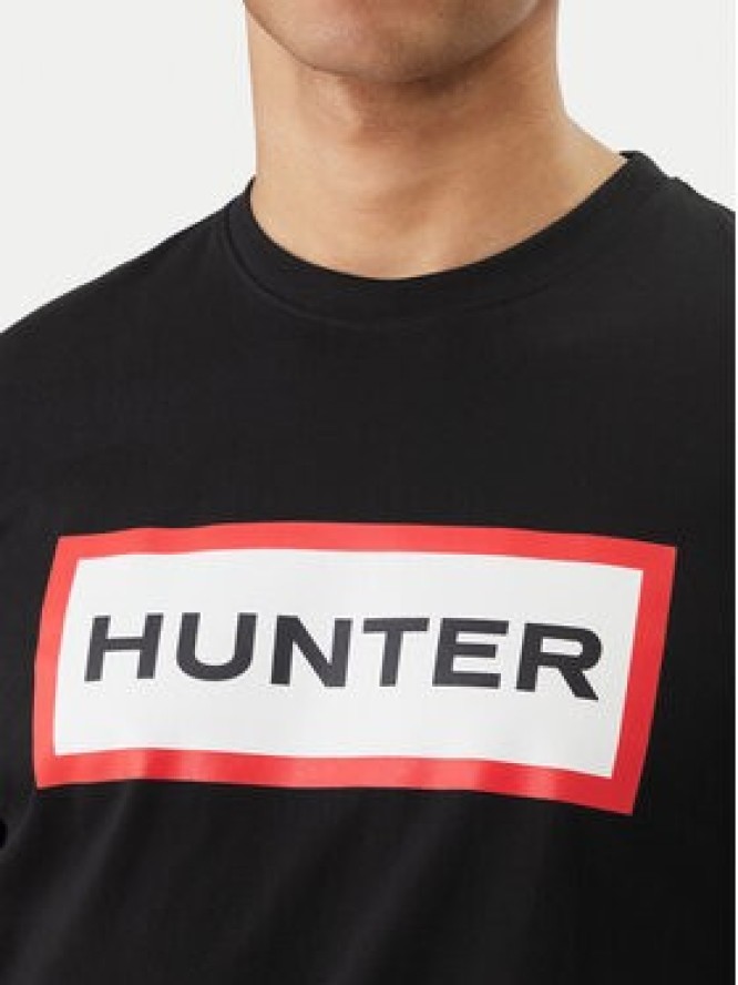 Hunter T-Shirt Halton HARM0019252 Czarny Regular Fit
