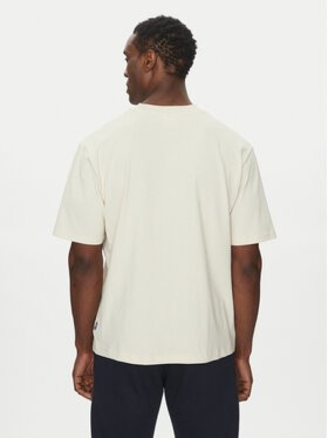 New Balance T-Shirt MT51605 Beżowy Oversize