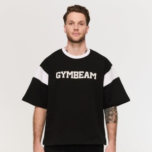 Koszulka męska fitness oversize Varsity Premium Heavyweight