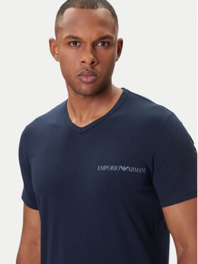 Emporio Armani Underwear Komplet t-shirtów EM000392 AF10779 MB263 Granatowy Regular Fit