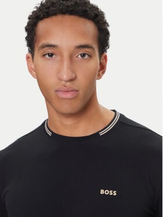 BOSS T-Shirt Taul 50521245 Czarny Regular Fit