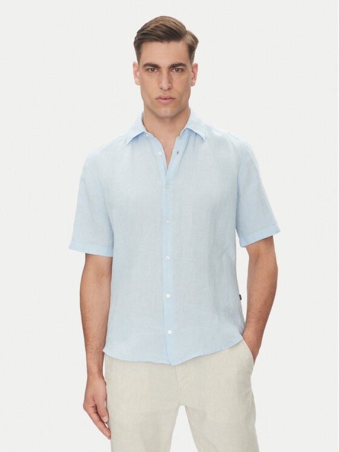 BOSS Koszula 50537382 Niebieski Regular Fit