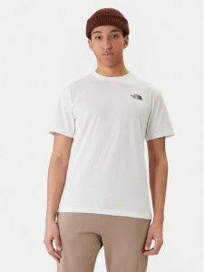 The North Face T-Shirt Vertical NF0A8GV1 Biały Regular Fit