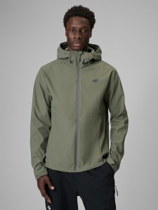 4F Kurtka softshell wiatroodporna membrana 5000 męska - khaki L