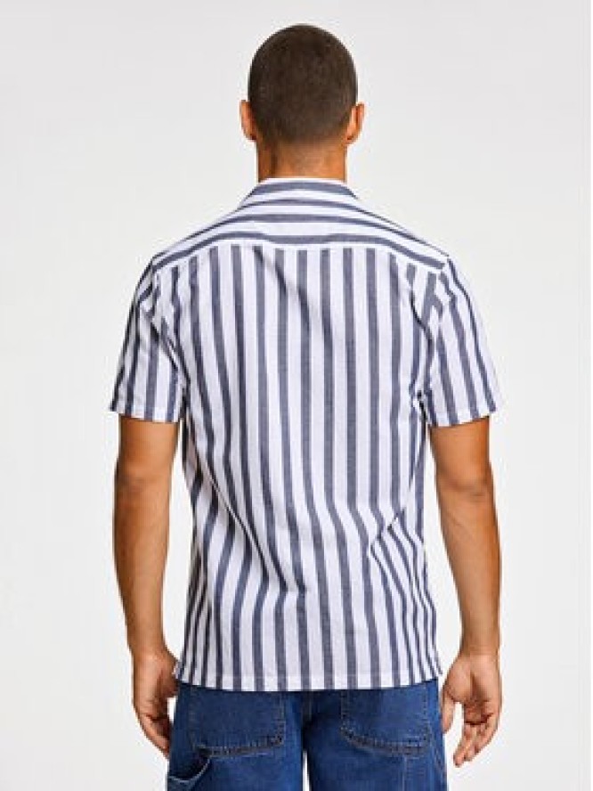 Lindbergh Koszula 30-203321 Granatowy Relaxed Fit