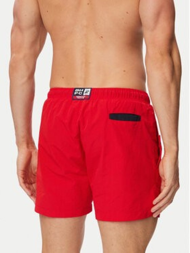 Beverly Hills Polo Club Szorty kąpielowe P-SS26M-SUNNY-0065 Czerwony Regular Fit