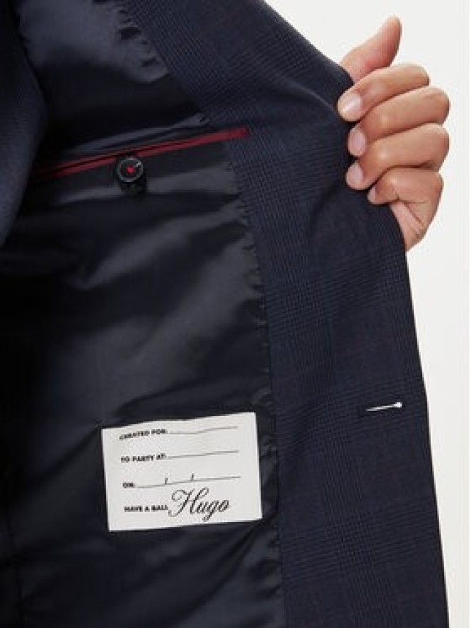 HUGO Garnitur Arti/Hesten242V1X 50547314 Granatowy Extra Slim Fit