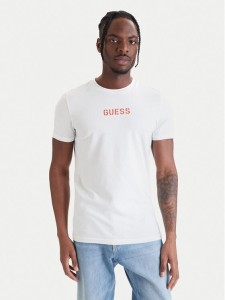 Guess T-Shirt U6GM01 K6YW1 Biały Regular Fit