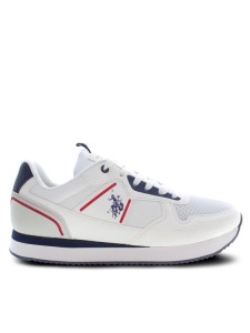 U.S. Polo Assn. Sneakersy Nobil NOBIL004C Biały