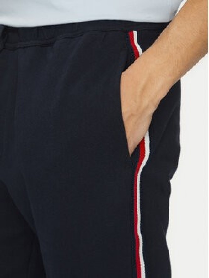 Tommy Hilfiger Spodnie dresowe Global Stripe MW0MW38696 Granatowy Regular Fit