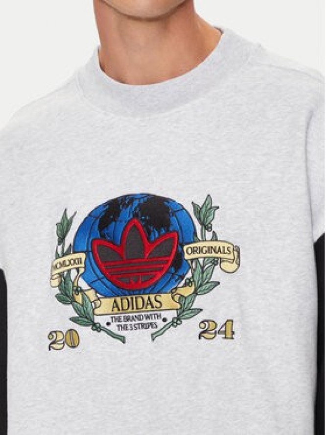 adidas Bluza OLPC IZ2553 Szary Regular Fit