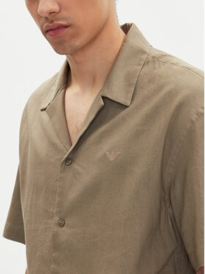 Emporio Armani Koszula EM000593 AF12356 U6189 Brązowy Regular Fit