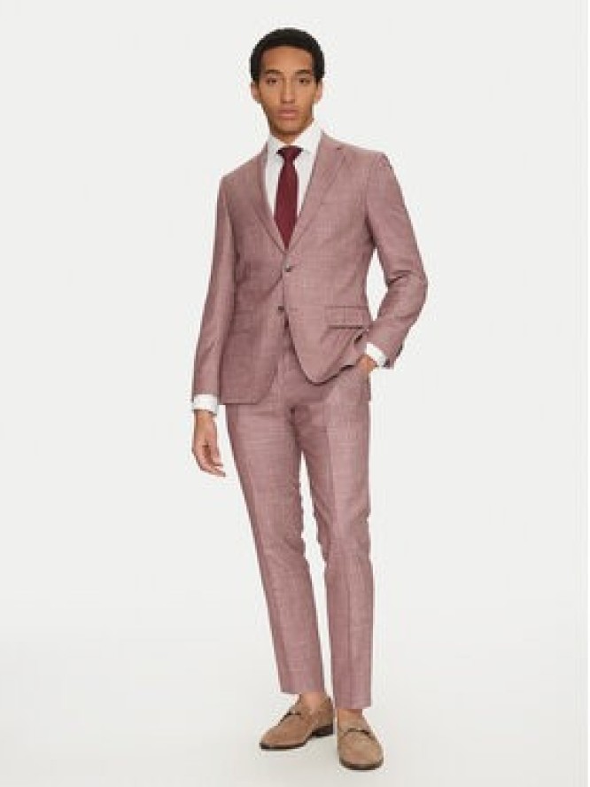 BOSS Marynarka H-Hutson-251 50539804 Różowy Regular Fit