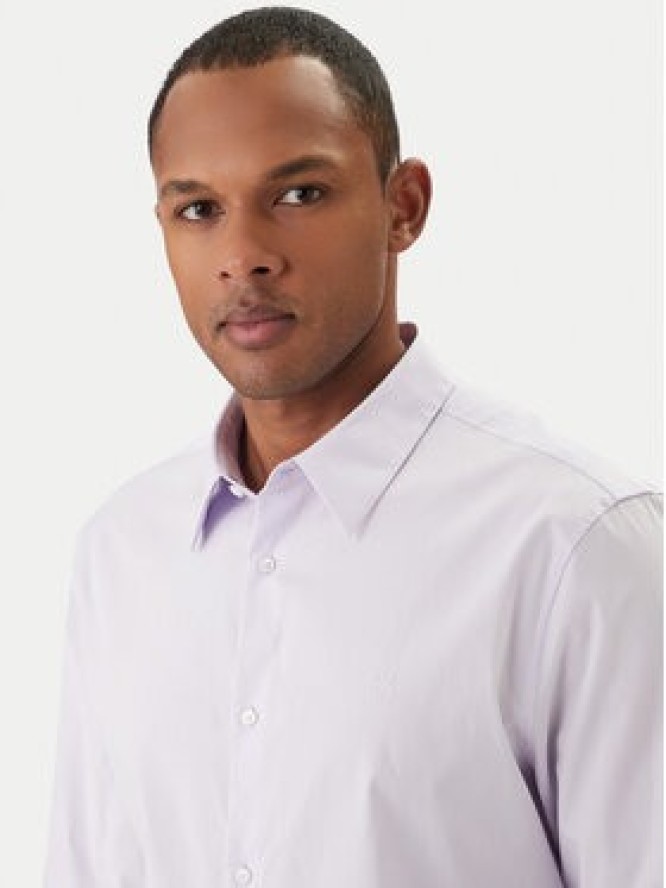 Calvin Klein Koszula LV04LB145G Różowy Slim Fit