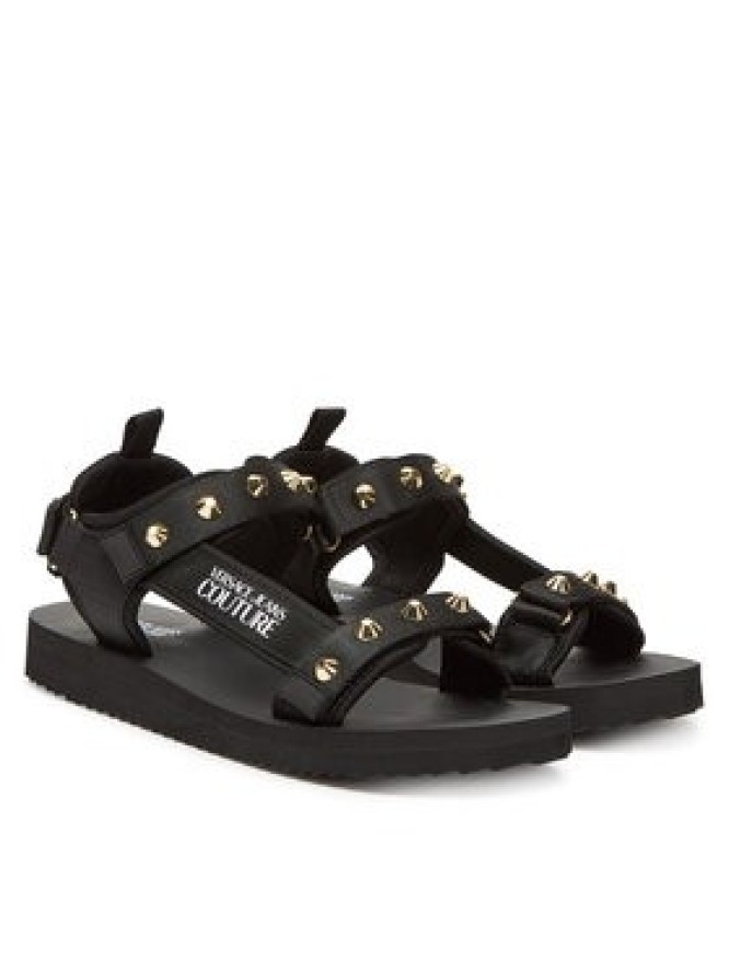 Versace Jeans Couture Sandały 78YA3S7C Czarny