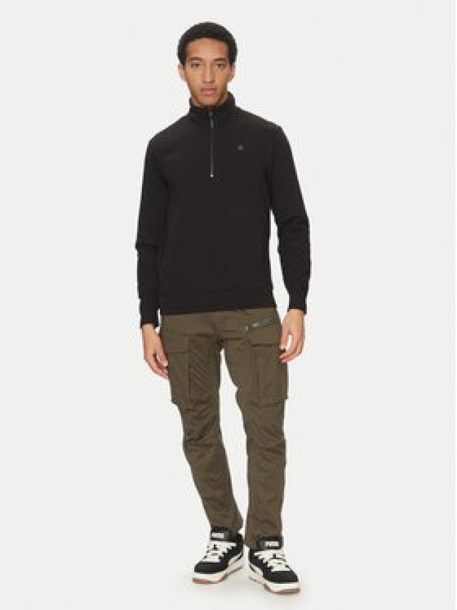 G-Star Raw Bluza Nifous Half Zip D26305-D566 6484 Czarny Regular Fit
