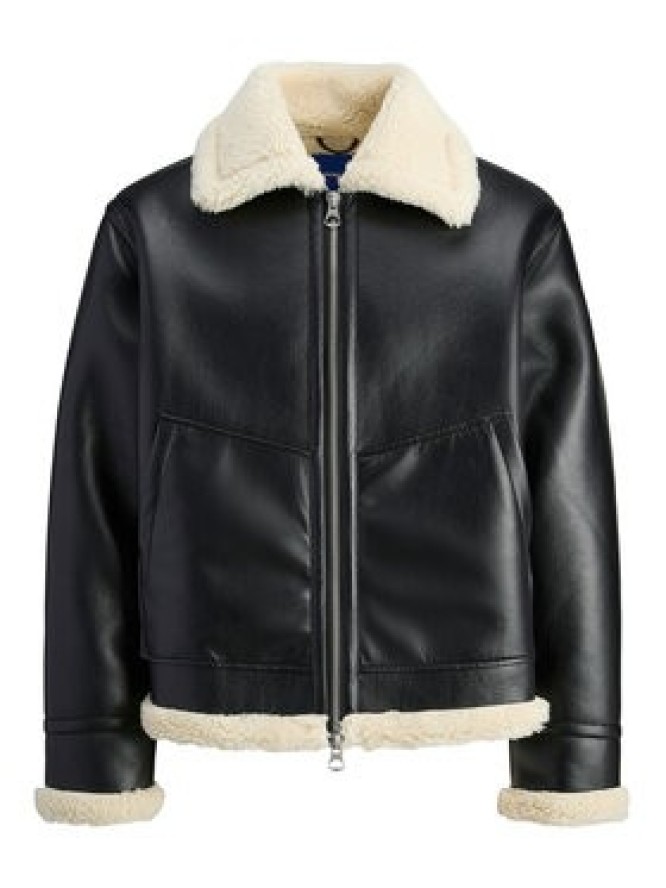 Jack & Jones Kurtka z imitacji skóry Liverpool 12282948 Czarny Regular Fit