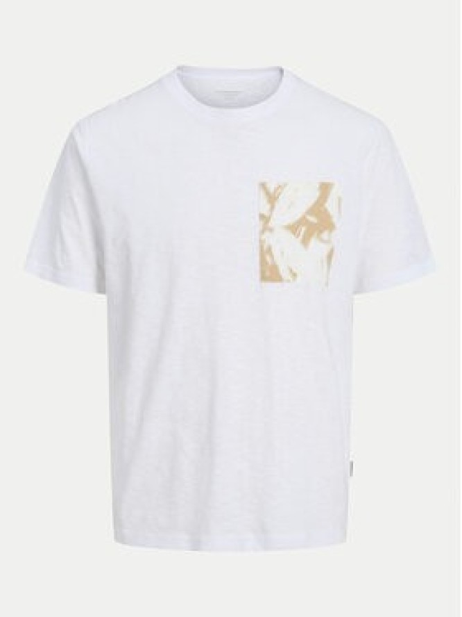 Jack & Jones T-Shirt Split 12272995 Biały Regular Fit
