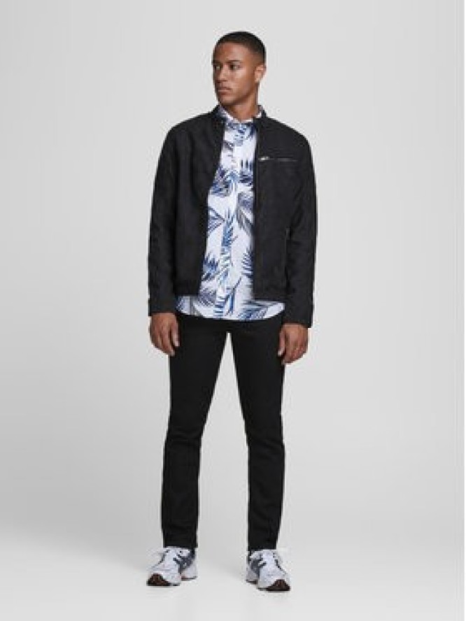 Jack & Jones Kurtka z imitacji skóry Rocky 12147218 Czarny Regular Fit