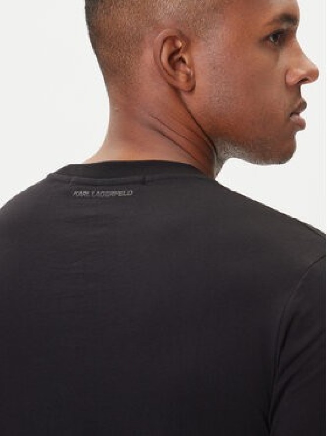 KARL LAGERFELD T-Shirt 755066 554242 Czarny Regular Fit