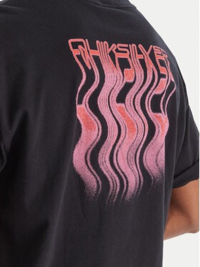 Quiksilver T-Shirt Elderberry EQYZT08200 Czarny Regular Fit