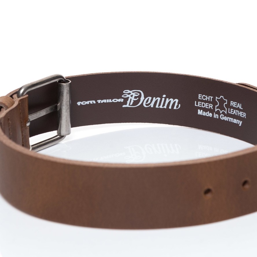 TOM TAILOR PASEK SKÓRZANY TM0191L451 660 40mm Gürtel Q. 451