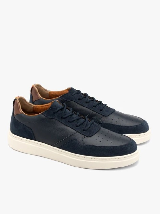 Granatowe sneakersy męskie