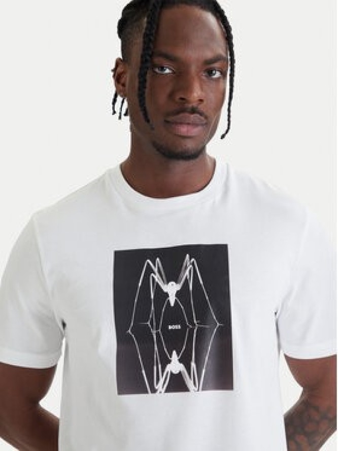 BOSS T-Shirt Creature 50561861 Biały Regular Fit