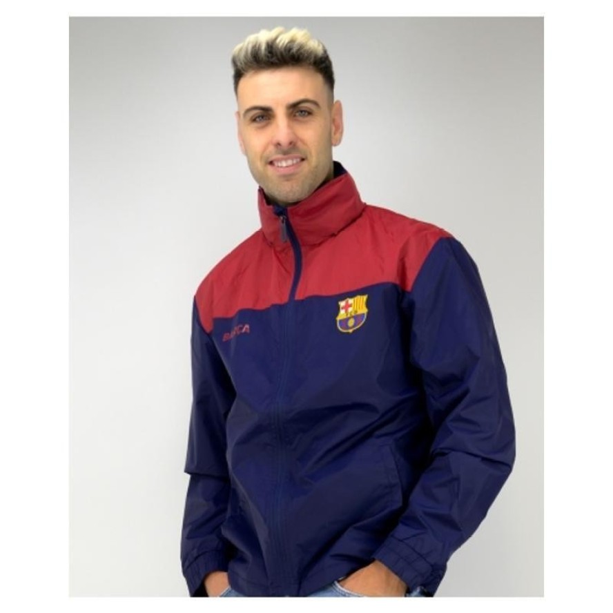 Kurtka wiatrówka dla dorosłych unisex Barça premium