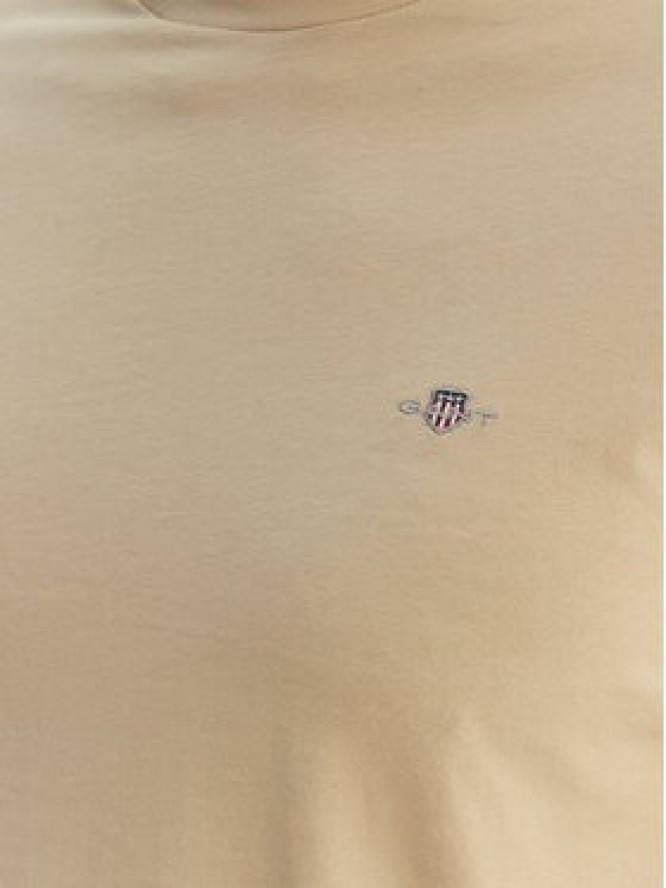 Gant T-Shirt Shield 2003185 Beżowy Slim Fit
