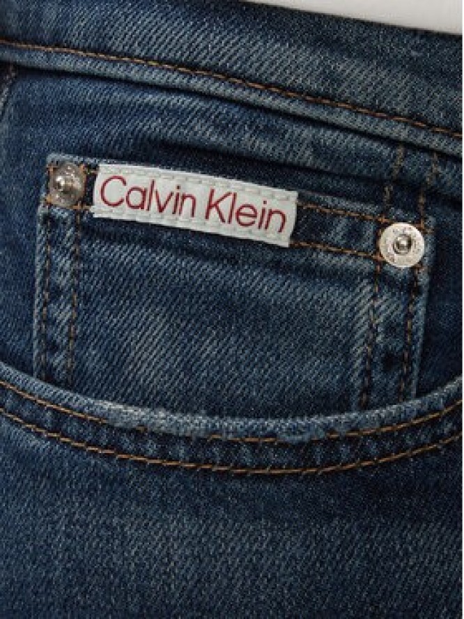 Calvin Klein Jeans Jeansy Classic LV04RG900G Niebieski Taper Fit
