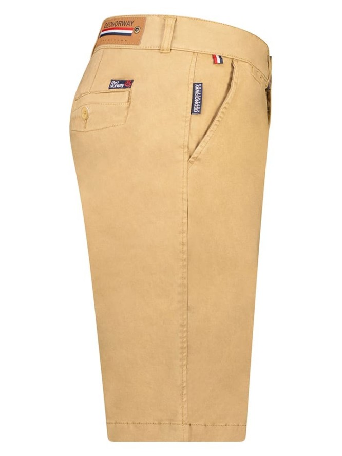 Geographical Norway Bermudy "Pacidor" w kolorze beżowym rozmiar: 3XL