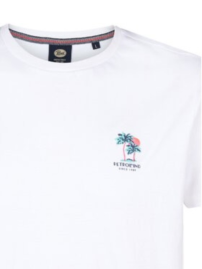 Petrol Industries T-Shirt M-1050-TSR644 Biały Regular Fit