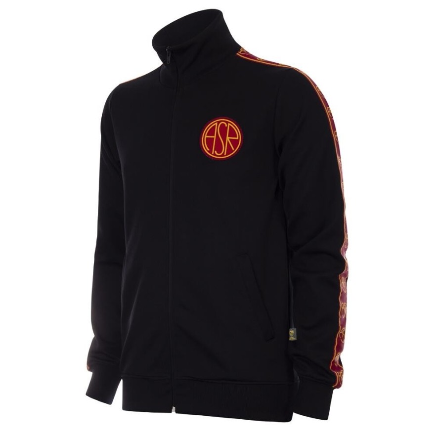 Kurtka dla dorosłych - Taper AS Roma - Czarna