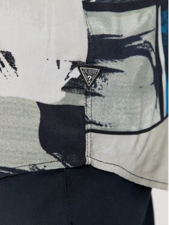 Guess Koszula M4GH64 WD4Z2 Szary Slim Fit