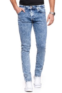 SPODNIE MĘSKIE WRANGLER LARSTON GLACE BLUE W18SFK18A 112127481