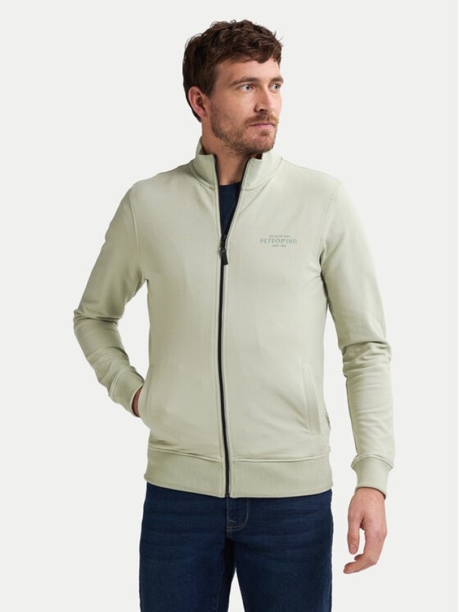 Petrol Industries Bluza M-1050-SWC303 Zielony Regular Fit