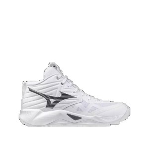 Buty halowe Mizuno Wave Momentum Pro MID Białe/Szare