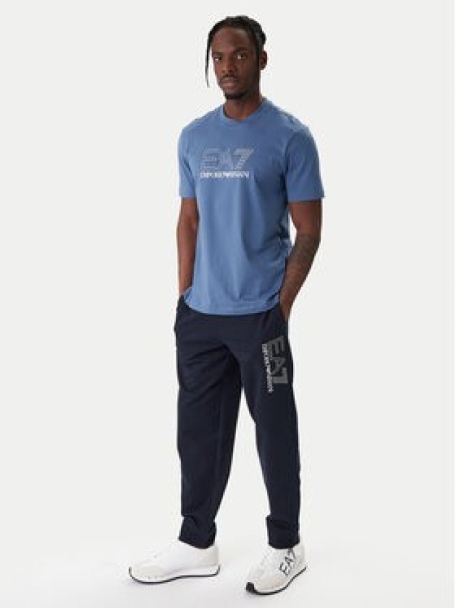 EA7 Emporio Armani Spodnie dresowe 7M001316 AF13512 UB102 Granatowy Regular Fit